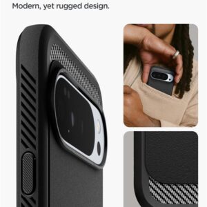 Spigen Rugged Armor Mag MagSafe dėklas skirtas Google Pixel 10 Pro XL - Matte juodos spalvos - Image 11