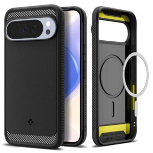 Spigen Rugged Armor Mag MagSafe dėklas skirtas Google Pixel 10 Pro XL - Matte juodos spalvos - Image 10