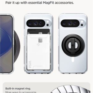 Spigen Ultra Hybrid Mag MagSafe dėklas skirtas Google Pixel 10 Pro XL - Clear and baltos spalvos - Image 11