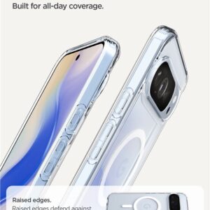 Spigen Ultra Hybrid Mag MagSafe dėklas skirtas Google Pixel 10 Pro XL - Clear and baltos spalvos - Image 20