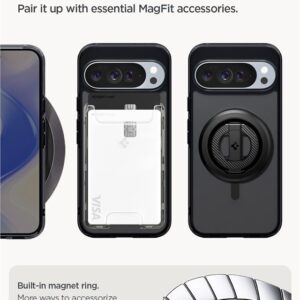 Spigen Ultra Hybrid Mag MagSafe dėklas skirtas Google Pixel 10 Pro XL - Clear juodos spalvos - Image 16