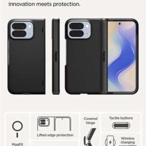 Spigen Slim Armor Pro MagSafe, juodos spalvos - Google Pixel 10 Pro Fold - Image 3