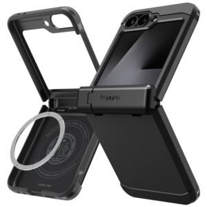 Spigen Galaxy Z Flip 7 FE Tough Armor Pro (MagFit) dėklas telefonui juodos spalvos - Image 7