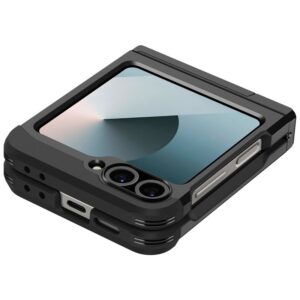 Spigen Galaxy Z Flip 7 FE Tough Armor Pro (MagFit) dėklas telefonui juodos spalvos - Image 11