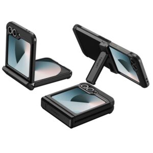 Spigen Galaxy Z Flip 7 FE Tough Armor Pro (MagFit) dėklas telefonui juodos spalvos - Image 12