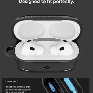 Spigen Rugged Armor dėklas skirtas AirPods Pro 3 - Matte juodos spalvos - Image 16