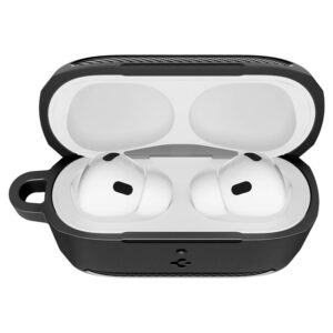 Spigen Rugged Armor dėklas skirtas AirPods Pro 3 - Matte juodos spalvos - Image 18