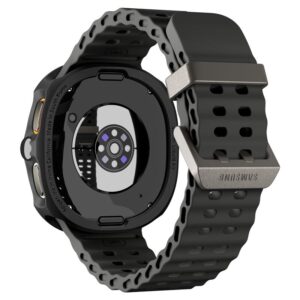 Spigen Liquid Air dėklas skirtas Samsung Galaxy Watch 8 44mm - Matte juodos spalvos - Image 16