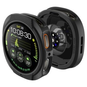 Spigen Liquid Air dėklas skirtas Samsung Galaxy Watch 8 44mm - Matte juodos spalvos - Image 17