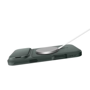 Spigen Optik Armor Mag MagSafe dėklas Apple iPhone 17 Pro Max Abyss žalios spalvos - Image 18