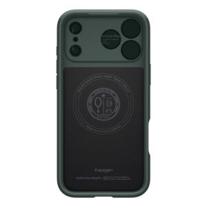 Spigen Optik Armor Mag MagSafe dėklas Apple iPhone 17 Pro Max Abyss žalios spalvos - Image 10