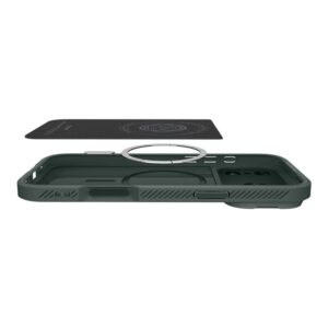 Spigen Optik Armor Mag MagSafe dėklas Apple iPhone 17 Pro Max Abyss žalios spalvos - Image 14