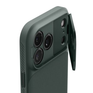 Spigen Optik Armor Mag MagSafe dėklas Apple iPhone 17 Pro Max Abyss žalios spalvos - Image 16