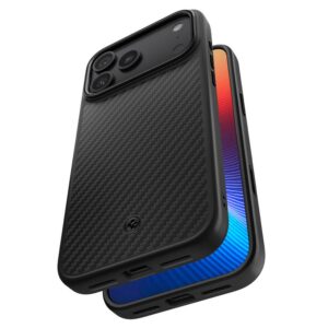 Spigen Enzo Aramid "T" MagSafe dėklas skirtas Apple iPhone 17 Pro - juodos spalvos - Image 16
