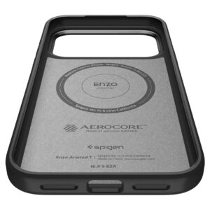 Spigen Enzo Aramid "T" MagSafe dėklas skirtas Apple iPhone 17 Pro - juodos spalvos - Image 18