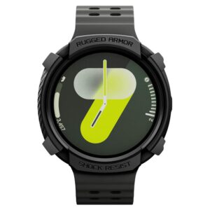 Spigen Rugged Armor dėklas skirtas Samsung Galaxy Watch 8 40mm - Matte juodos spalvos - Image 19