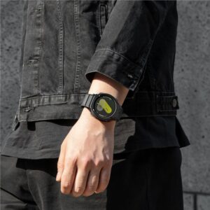 Spigen Rugged Armor Pro apyrankė skirta Samsung Galaxy Watch 8 40mm - Matte juodos spalvos - Image 14
