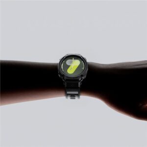 Spigen Rugged Armor Pro apyrankė skirta Samsung Galaxy Watch 8 40mm - Matte juodos spalvos - Image 16