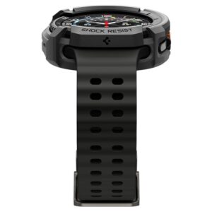 Spigen Rugged Armor dėklas skirtas Samsung Galaxy Watch 8 Classic 46mm - Matte juodos spalvos - Image 15