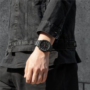 Spigen Rugged Armor Pro apyrankė skirta Samsung Galaxy Watch 8 Classic 46mm - Matte juodos spalvos - Image 16