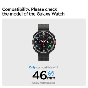 Spigen Bezel Tune (Pilot), sidabro spalvos - Samsung Galaxy Watch 8 Classic 46mm - Image 12