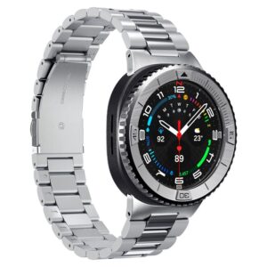 Spigen Bezel Tune (Pilot), sidabro spalvos - Samsung Galaxy Watch 8 Classic 46mm - Image 8