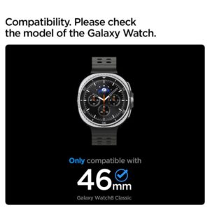 Spigen Bezel Tune Pro Diverna Samsung Galaxy Watch 8 Classic 46mm Cover - juodos spalvos - Image 20