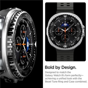 Spigen Bezel Tune Pro Diverna Samsung Galaxy Watch 8 Classic 46mm Cover - juodos spalvos - Image 12