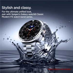 Spigen Bezel Tune Pro Diverna Samsung Galaxy Watch 8 Classic 46mm Cover - juodos spalvos - Image 14