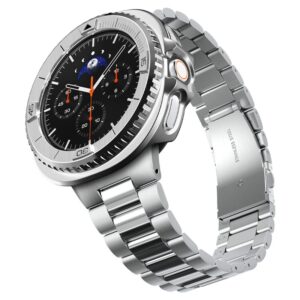 Spigen Bezel Tune Pro Pilot Cover for Samsung Galaxy Watch 8 Classic 46mm - sidabro spalvos - Image 13