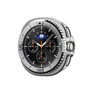 Spigen Bezel Tune Pro Pilot Cover for Samsung Galaxy Watch 8 Classic 46mm - sidabro spalvos - Image 15