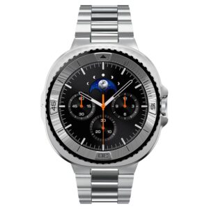 Spigen Bezel Tune Pro Pilot Cover for Samsung Galaxy Watch 8 Classic 46mm - sidabro spalvos - Image 17