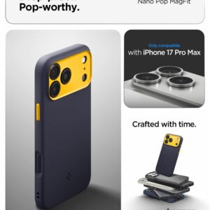 Spigen Nano Pop MagSafe dėklas skirtas Apple iPhone 17 Pro Max - Navy mėlynos spalvos - Image 18