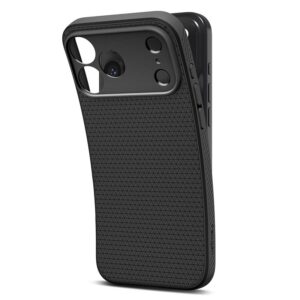 Spigen Liquid Air dėklas skirtas Apple iPhone 17 Pro Max - matinis juodos spalvos - Image 12