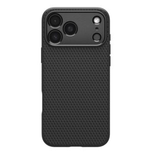 Spigen Liquid Air dėklas skirtas Apple iPhone 17 Pro Max - matinis juodos spalvos - Image 13