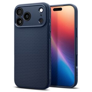 Spigen Liquid Air dėklas skirtas Apple iPhone 17 Pro Max - mėlynos spalvos - Image 9
