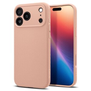 Spigen Liquid Air dėklas skirtas Apple iPhone 17 Pro - Titanium Pink - Image 9