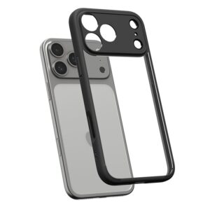 Spigen Ultra Hybrid dėklas skirtas Apple iPhone 17 Pro Max - matinis juodos spalvos - Image 12