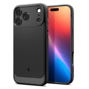 Spigen Rugged Armor Mag MagSafe dėklas skirtas Apple iPhone 17 Pro - matinis juodos spalvos - Image 8