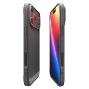 Spigen Rugged Armor Mag MagSafe dėklas skirtas Apple iPhone 17 Pro - pilkos spalvos - Image 14