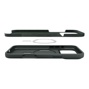 Spigen Silicone Fit Mag MagSafe - dėklas skirtas Apple iPhone 17 Pro Abyss Green - Image 13