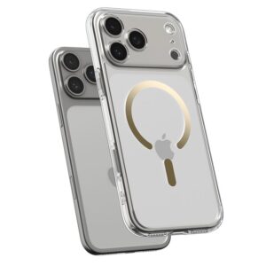 Spigen Ultra Hybrid MagSafe dėklas skirtas Apple iPhone 17 Pro - skaidrus auksos spalvos - Image 11