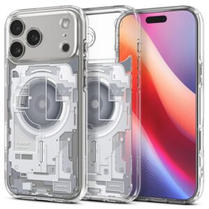 Spigen Ultra Hybrid MagSafe dėklas skirtas Apple iPhone 17 Pro Zero One - baltos spalvos - Image 9