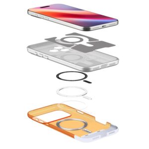 Spigen Classic C1 MagSafe, tangerine - Apple iPhone 17 Pro - Image 8