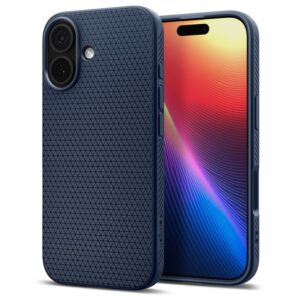 Spigen Liquid Air dėklas skirtas Apple iPhone 17 - mėlynos spalvos - Image 9