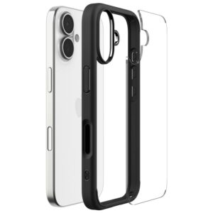 Spigen Ultra Hybrid dėklas skirtas Apple iPhone 17 - matinis juodos spalvos - Image 12