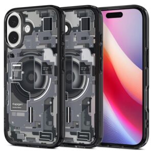 Spigen Ultra Hybrid MagSafe dėklas skirtas Apple iPhone 17 Zero One - juodos spalvos - Image 8