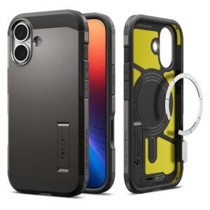 Spigen Tough Armor "T" MagSafe dėklas skirtas Apple iPhone 17 - pilkos spalvos - Image 13