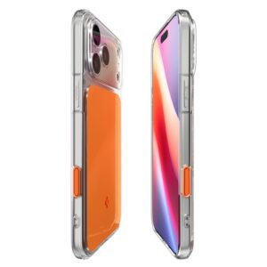 Spigen Thin Fit MagSafe dėklas skirtas Apple iPhone 17 Pro Max - Clear oranžinės spalvos - Image 14