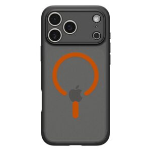 Spigen Ultra Hybrid MagSafe dėklas skirtas Apple iPhone 17 Pro Max - juodos spalvos and oranžinės spalvos - Image 11